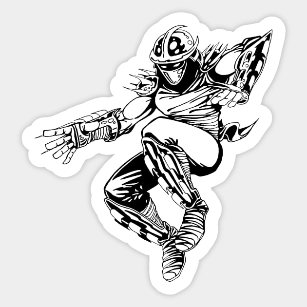 TMNT Shredder Sticker by SkipBroTees